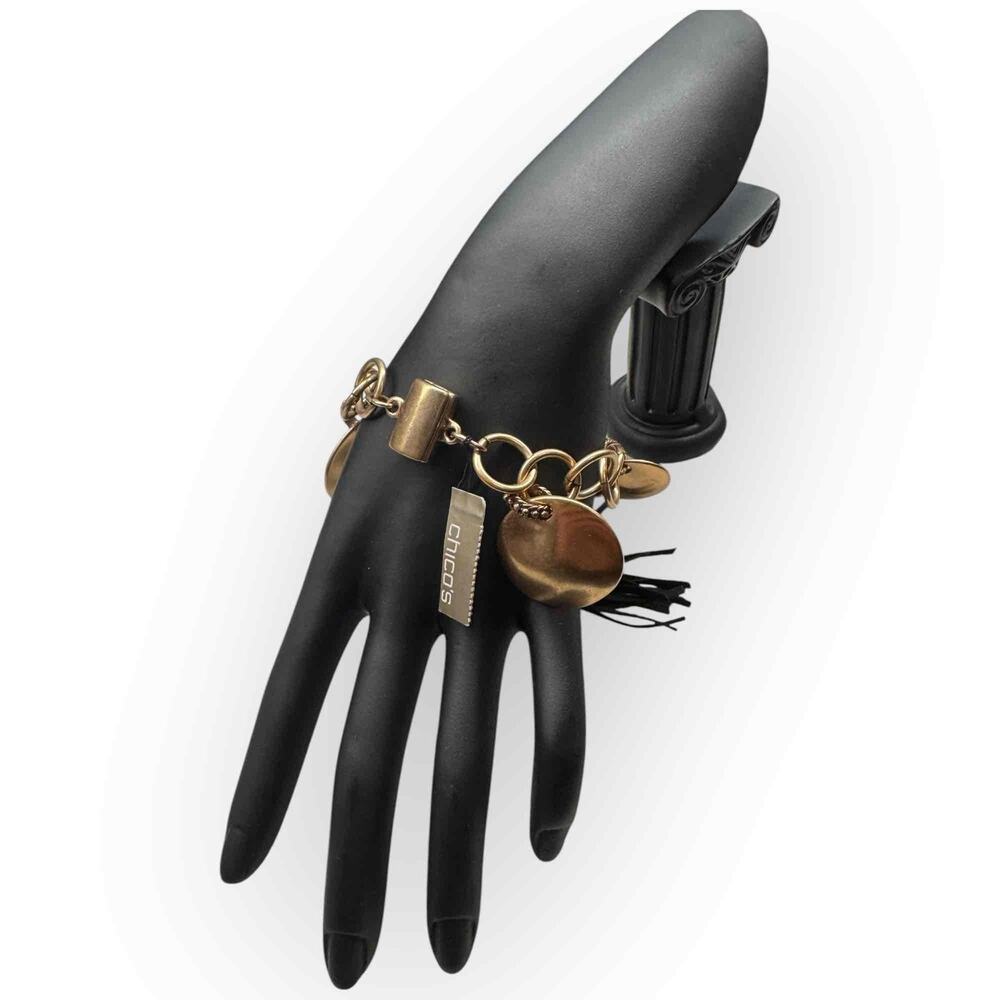 NEW‎ Chico’s Charm Bracelet Tassle